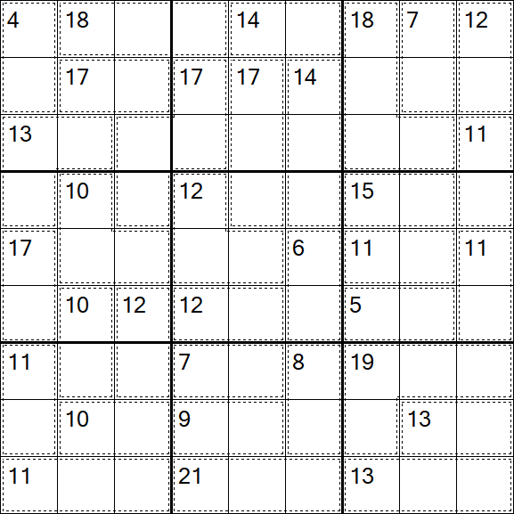 Killer Sudoku - Medium