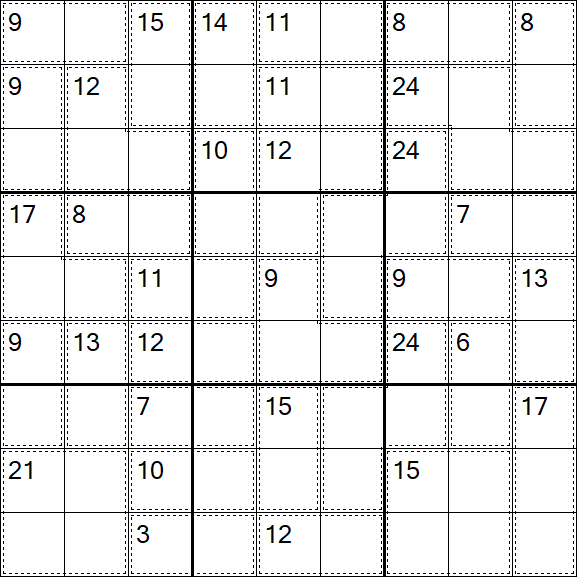 Killer Sudoku - Medium