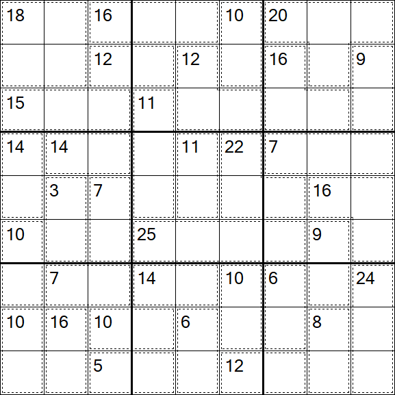 Killer Sudoku - Medium