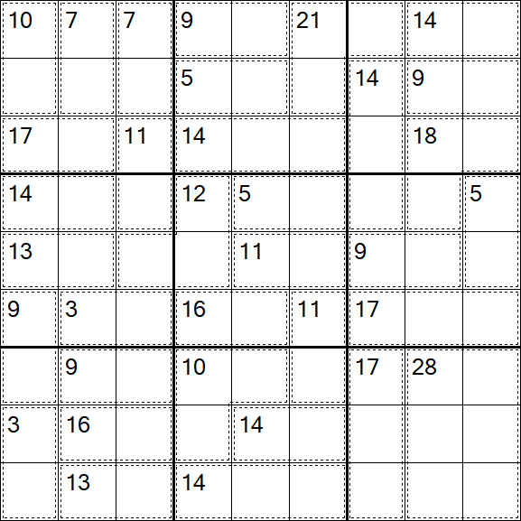 Killer Sudoku - Medium