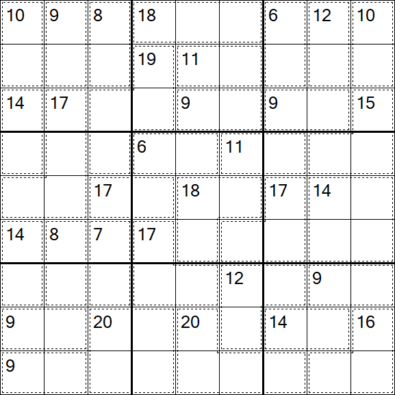 Killer Sudoku - Medium