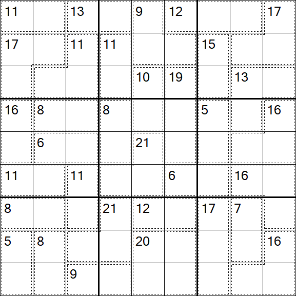 Killer Sudoku - Medium