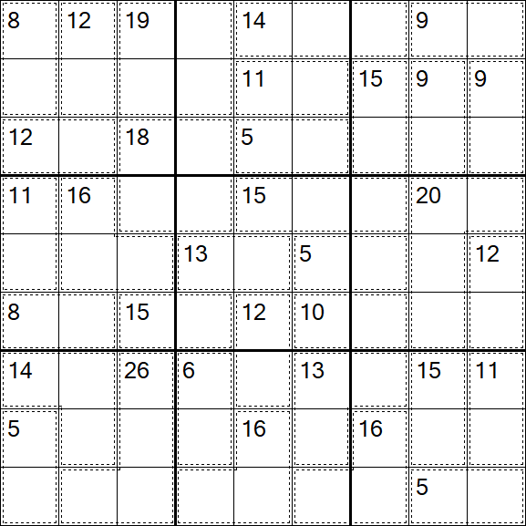 Killer Sudoku - Medium