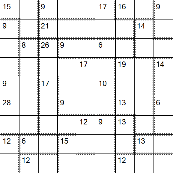 Killer Sudoku - Medium