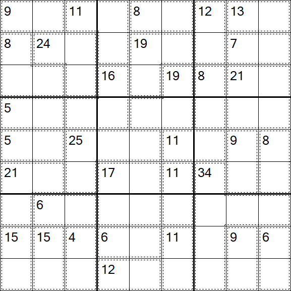 Killer Sudoku - Medium