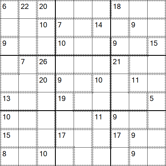 Killer Sudoku - Medium