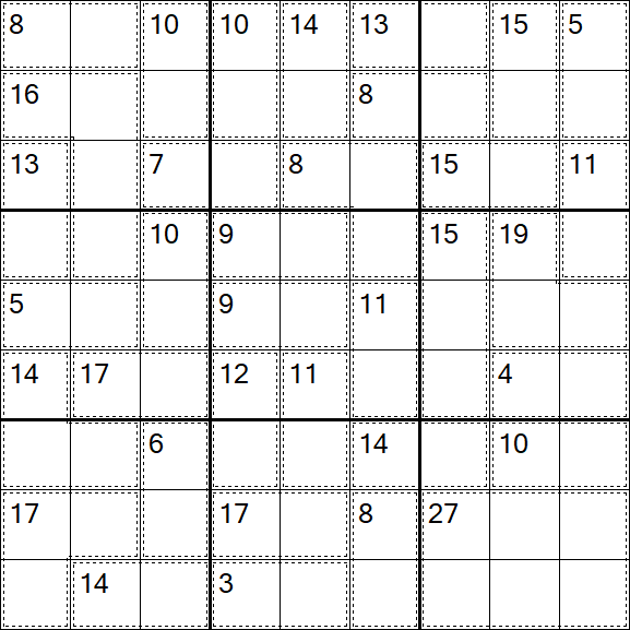 Killer Sudoku - Medium