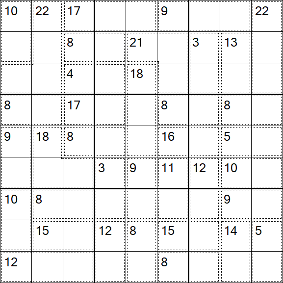 Killer Sudoku - Medium