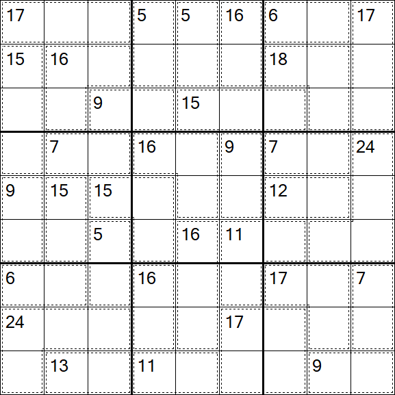 Killer Sudoku - Medium
