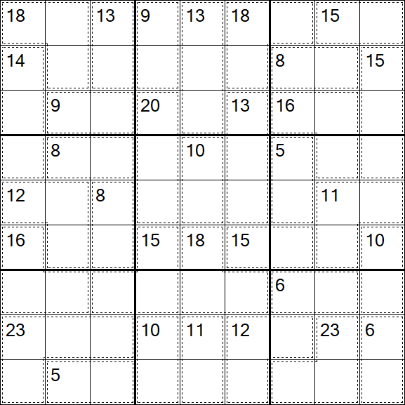 Killer Sudoku - Medium