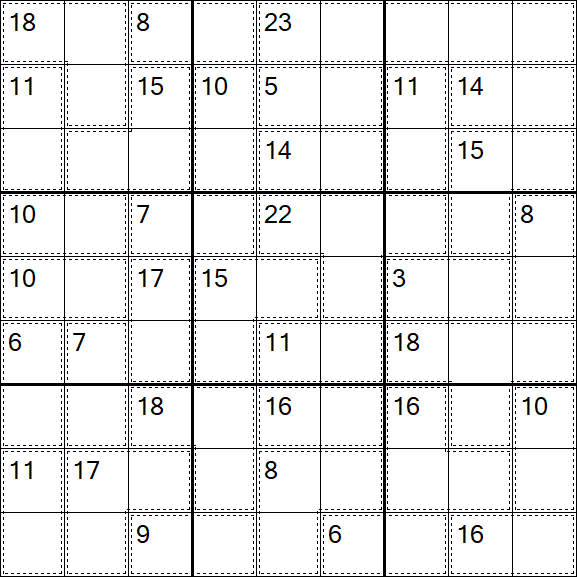 Killer Sudoku - Medium