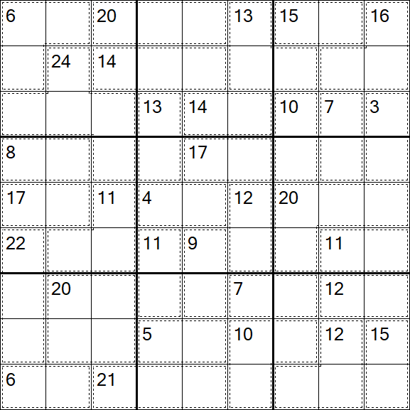 Killer Sudoku - Medium