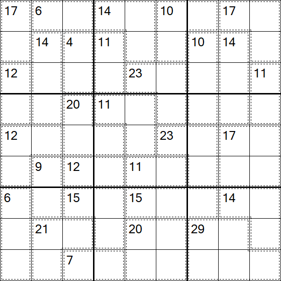 Killer Sudoku - Medium