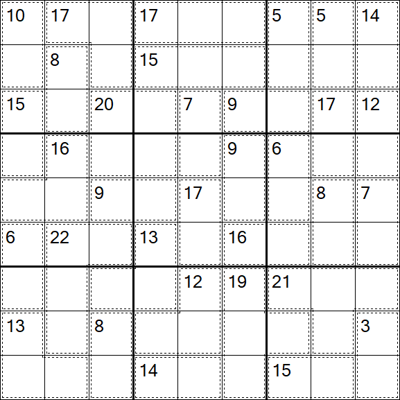 Killer Sudoku - Medium