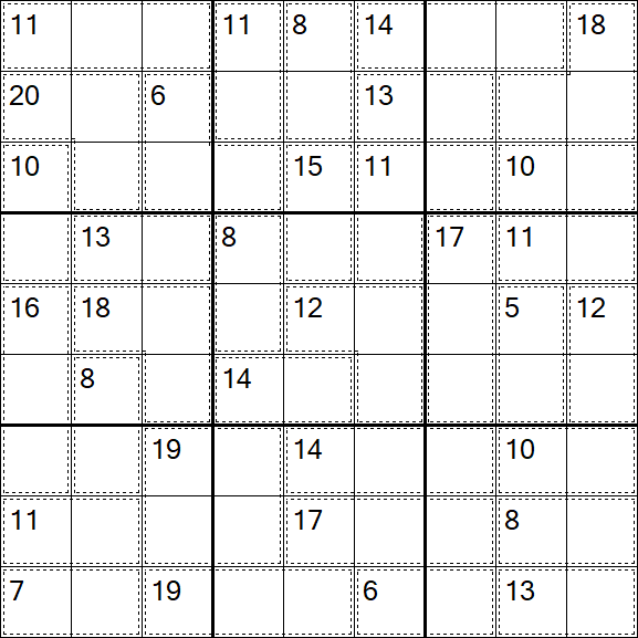 Killer Sudoku - Medium