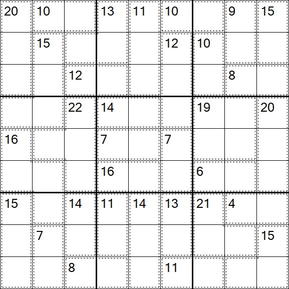 Killer Sudoku - Medium
