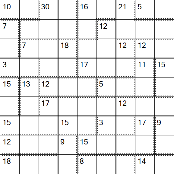 Killer Sudoku - Medium