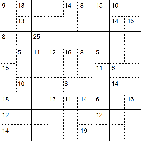 Killer Sudoku - Medium