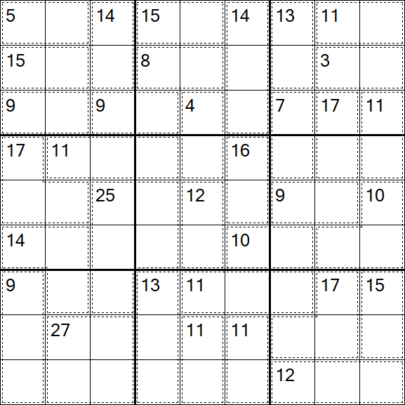 Killer Sudoku - Medium