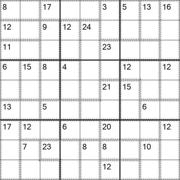 Killer Sudoku - Medium