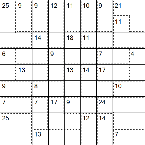 Killer Sudoku - Medium