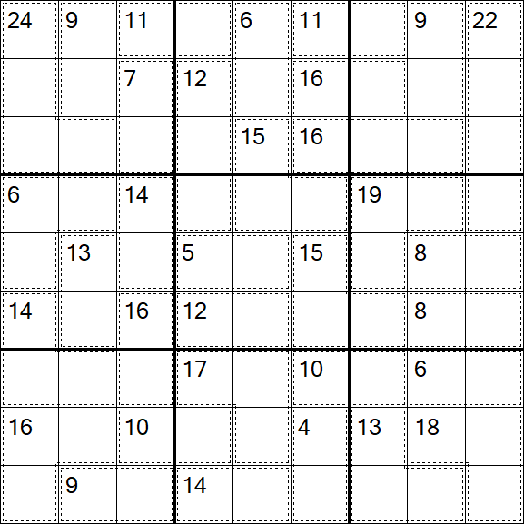 Killer Sudoku - Medium