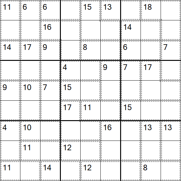 Killer Sudoku - Medium