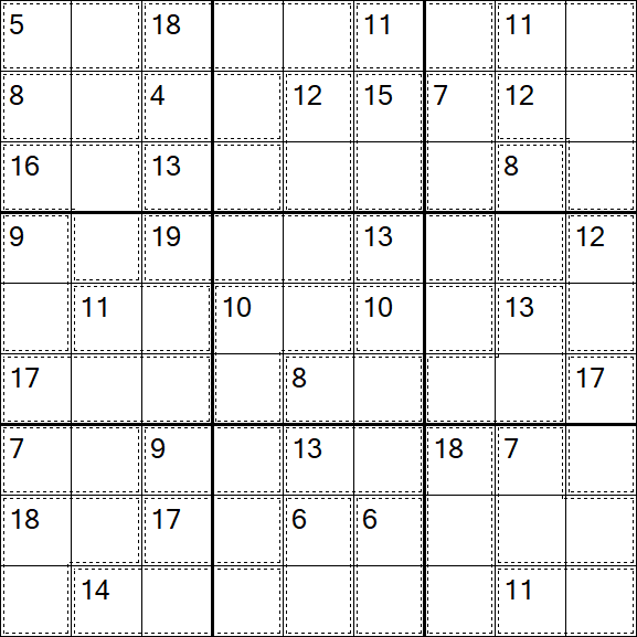 Killer Sudoku - Medio
