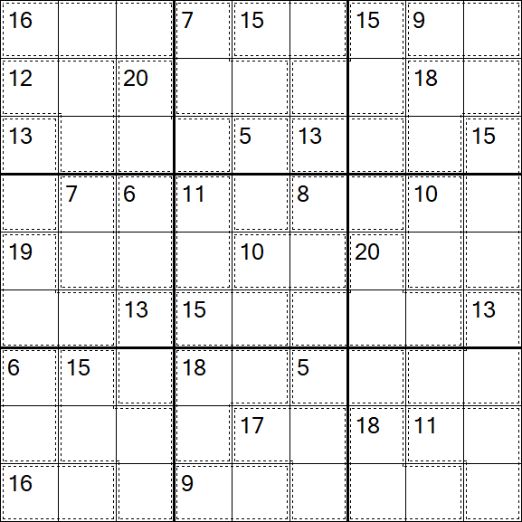 Killer Sudoku - Medium