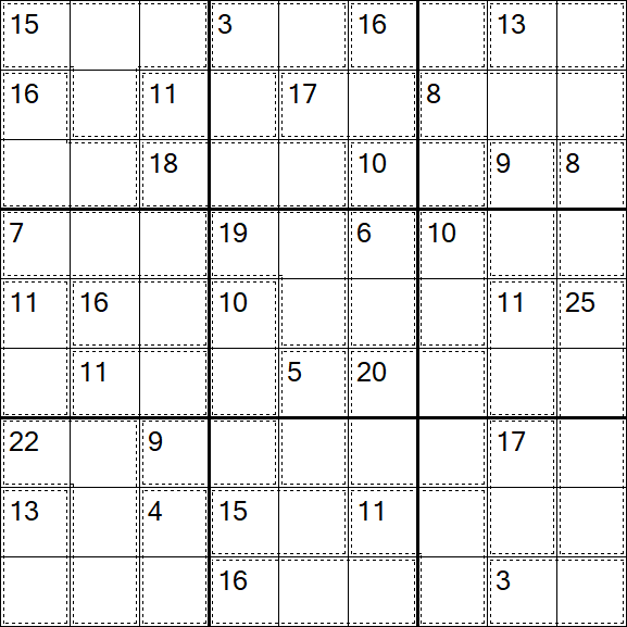 Killer Sudoku - Medium