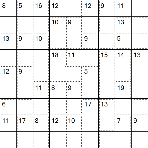 Killer Sudoku - Medium