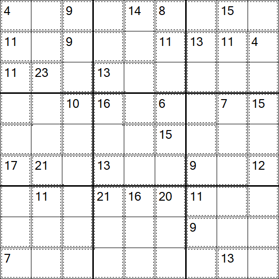 Killer Sudoku - Medium