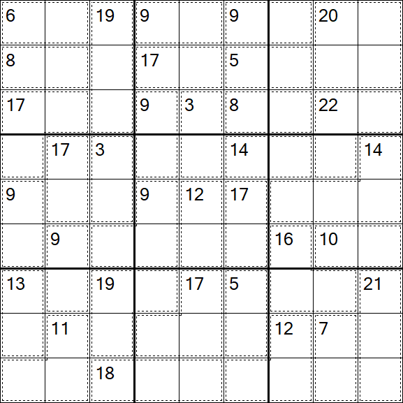Killer Sudoku - Medium
