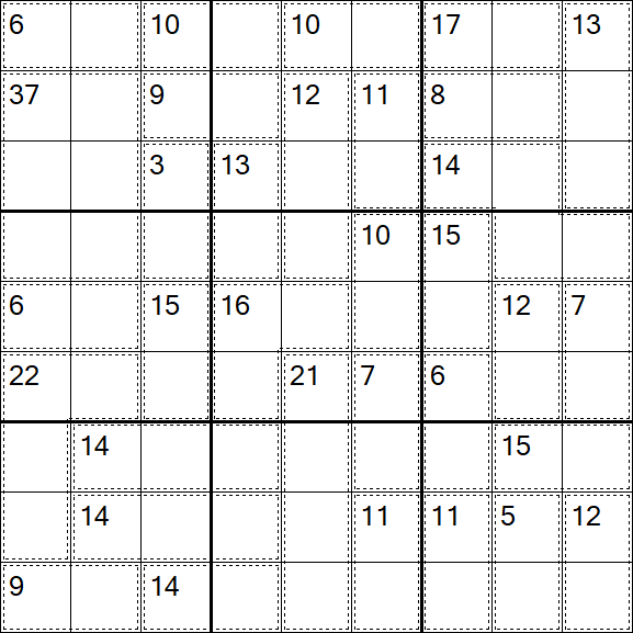 Killer Sudoku - Moyen