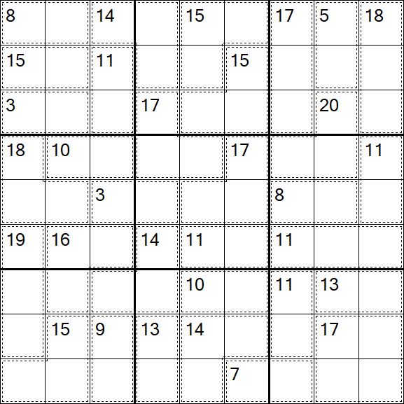 Killer Sudoku - Medium