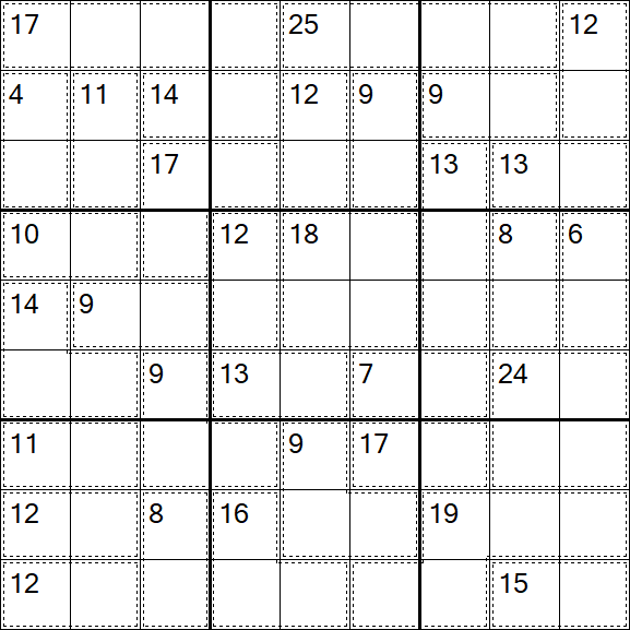 Killer Sudoku - Medium