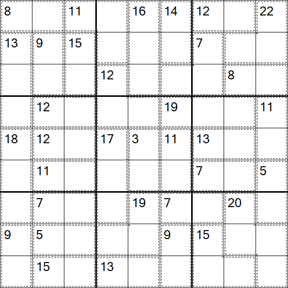 Killer Sudoku - Medium