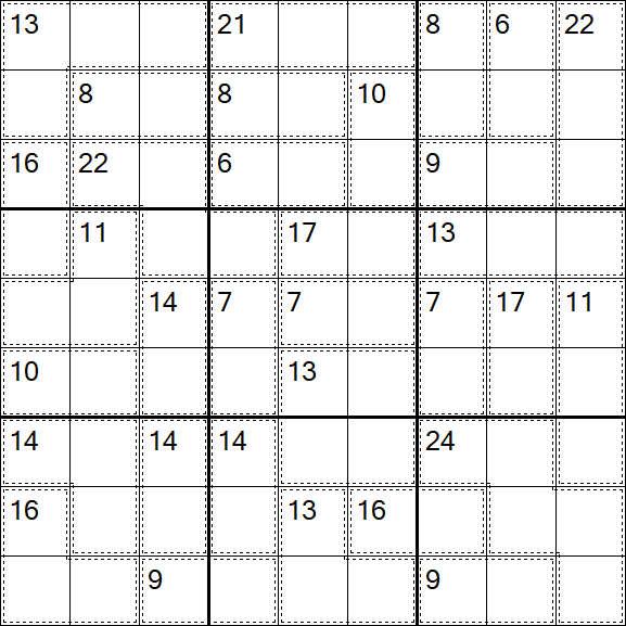 Killer Sudoku - Medium