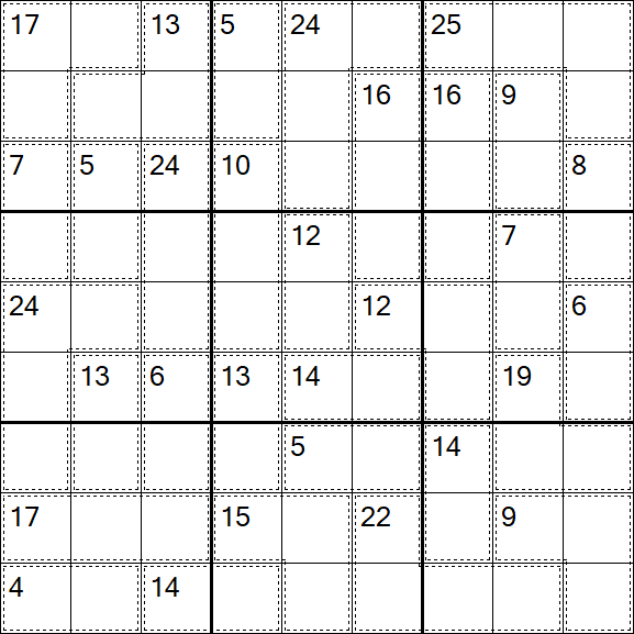 Killer Sudoku - Moyen