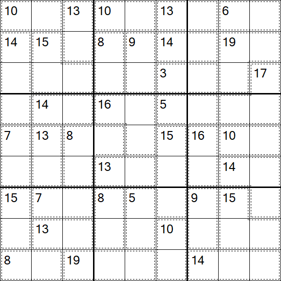 Killer Sudoku - Medium