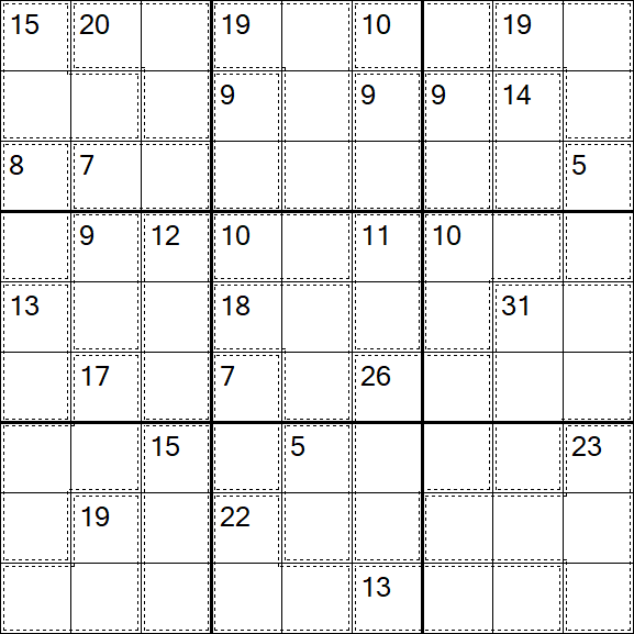 Killer Sudoku - Medium