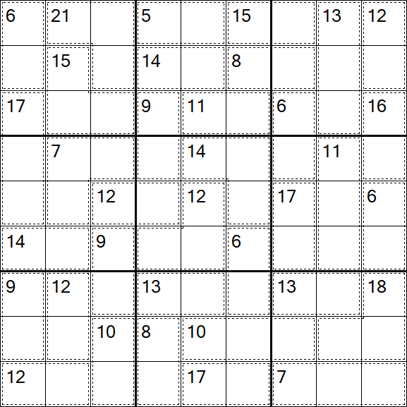 Killer Sudoku - Medium