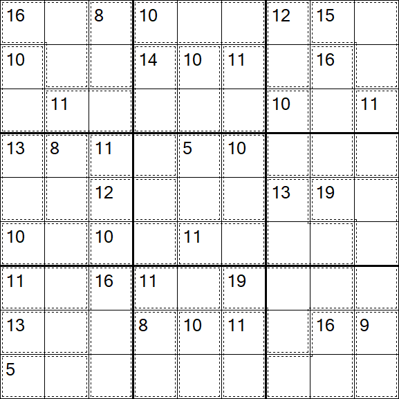 Killer Sudoku - Medium