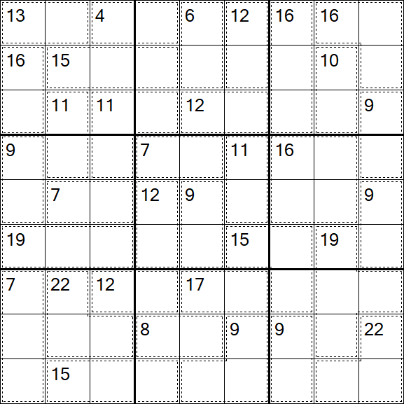 Killer Sudoku - Medio