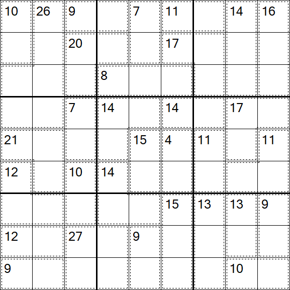 Killer Sudoku - Medium