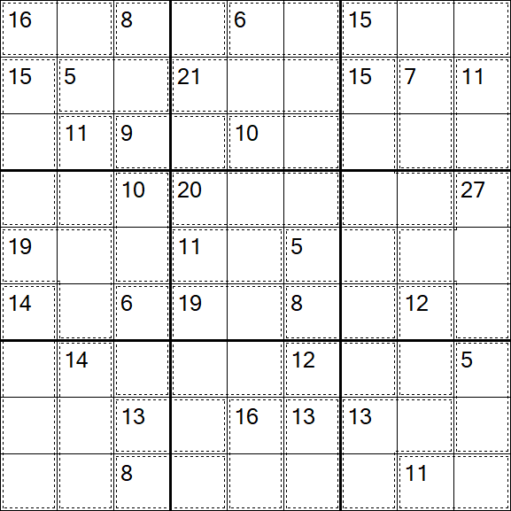 Killer Sudoku - Medium