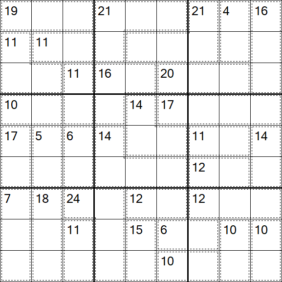 Killer Sudoku - Medium