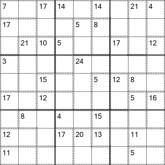 Killer Sudoku - Medium