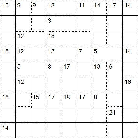 Killer Sudoku - Medium