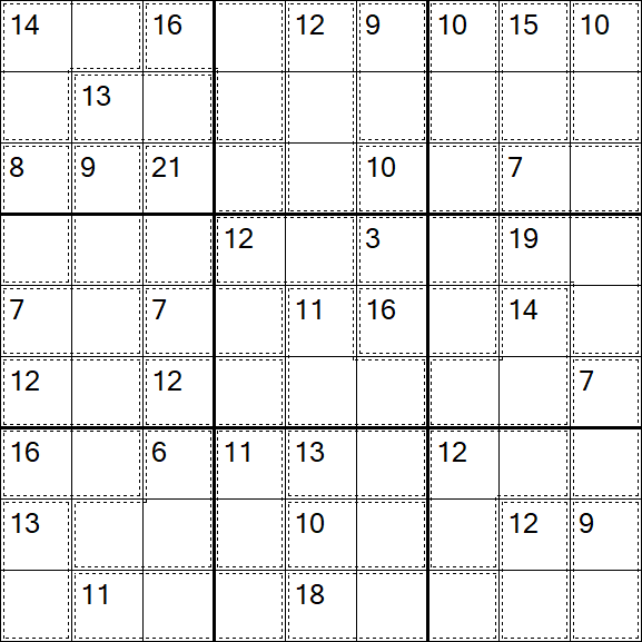 Killer Sudoku - Medium